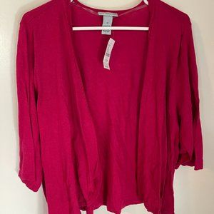 Catherines Shrug Fuchsia - New with Tag - Plus Size 1X